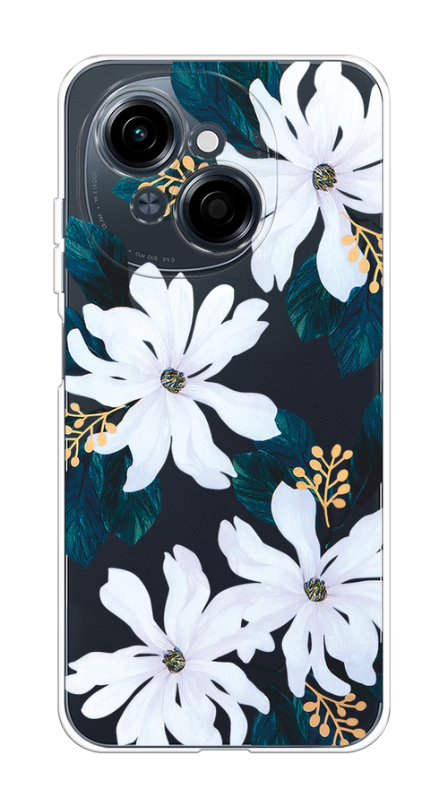 

Чехол на Tecno Spark Go 1/Pop 9 "Delilah Flower", Зеленый;белый, 309450-1