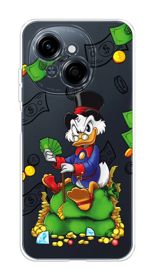 

Чехол на Tecno Spark Go 1/Pop 9 "Scrooge Richness", Черный;синий;зеленый, 309450-1