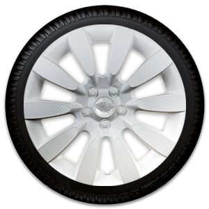 

Колпак декоративный ТОРНАДО белый глянец (пружина) 15" 2 шт. LION, LW1526