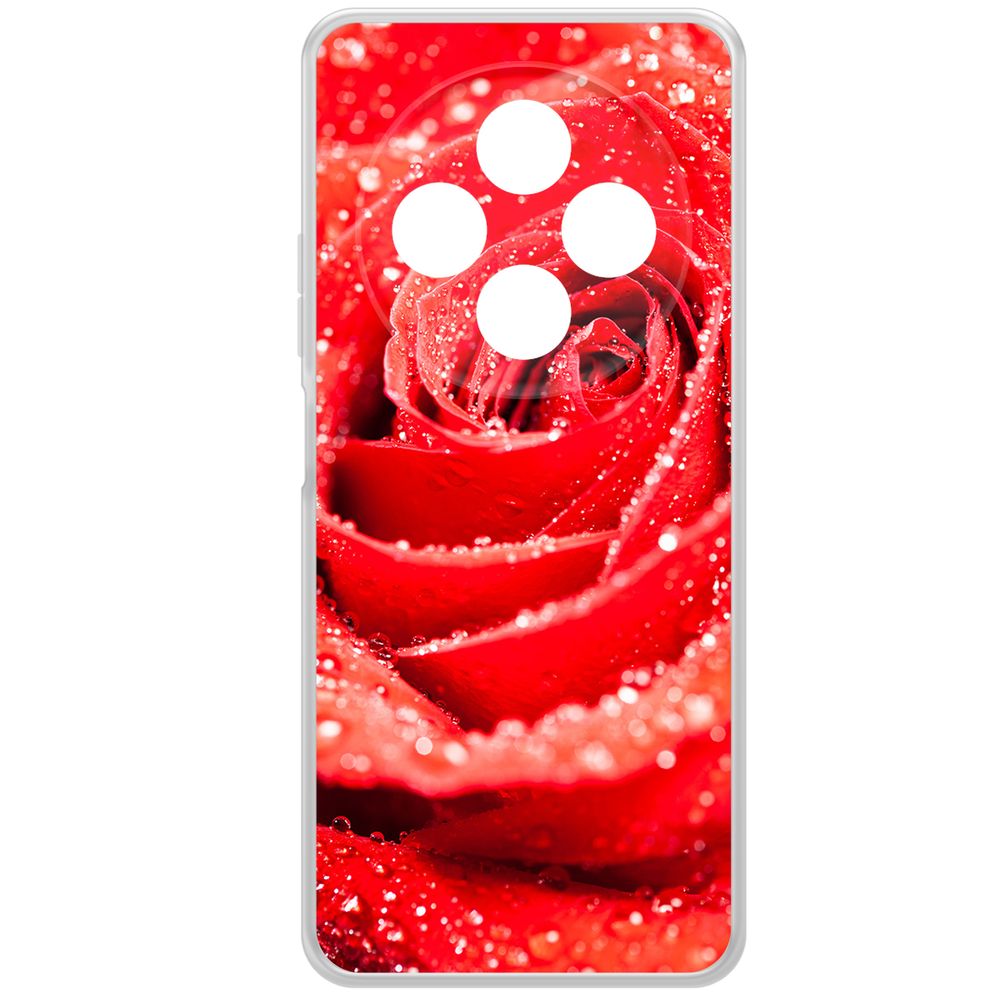 

Чехол-накладка Krutoff Clear Case Роза для Xiaomi Redmi 14C/Poco C75, Прозрачный