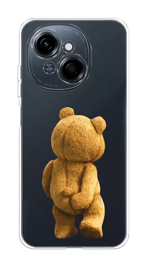 

Чехол на Tecno Spark Go 1/Pop 9 "Медвежья спина", Коричневый;прозрачный, 309450-1