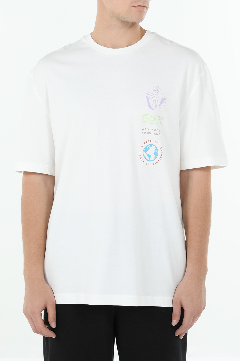 

Футболка мужская GRAND & HILLS 2045822 белая 2XL, Белый, 2045822