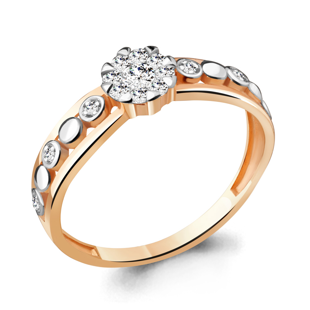 

Кольцо из красного золота с бриллиантом Aquamarine Aquamarine 963088к_585_кз р, 963088к_585_кз