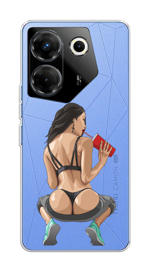 

Чехол на Tecno Camon 20 Pro 5G "Сочные булочки", Бежевый;красный;черный, 304050-6