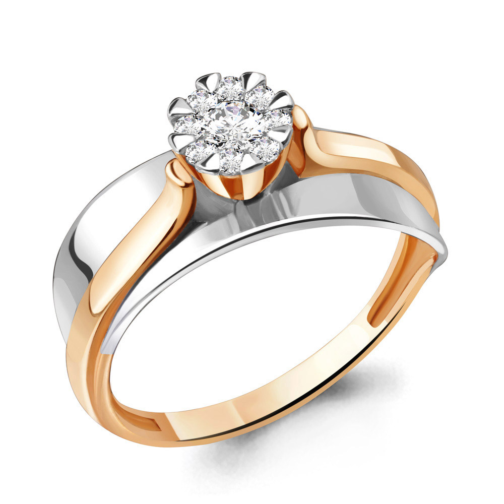 

Кольцо из красного золота с бриллиантом Aquamarine Aquamarine 963089к_585_кз р, 963089к_585_кз