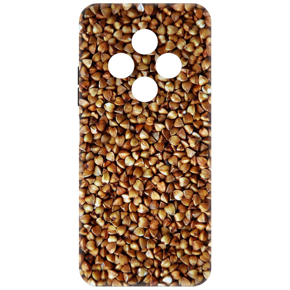 

Чехол-накладка Krutoff Soft Case Гречка для TECNO Spark 30С черный