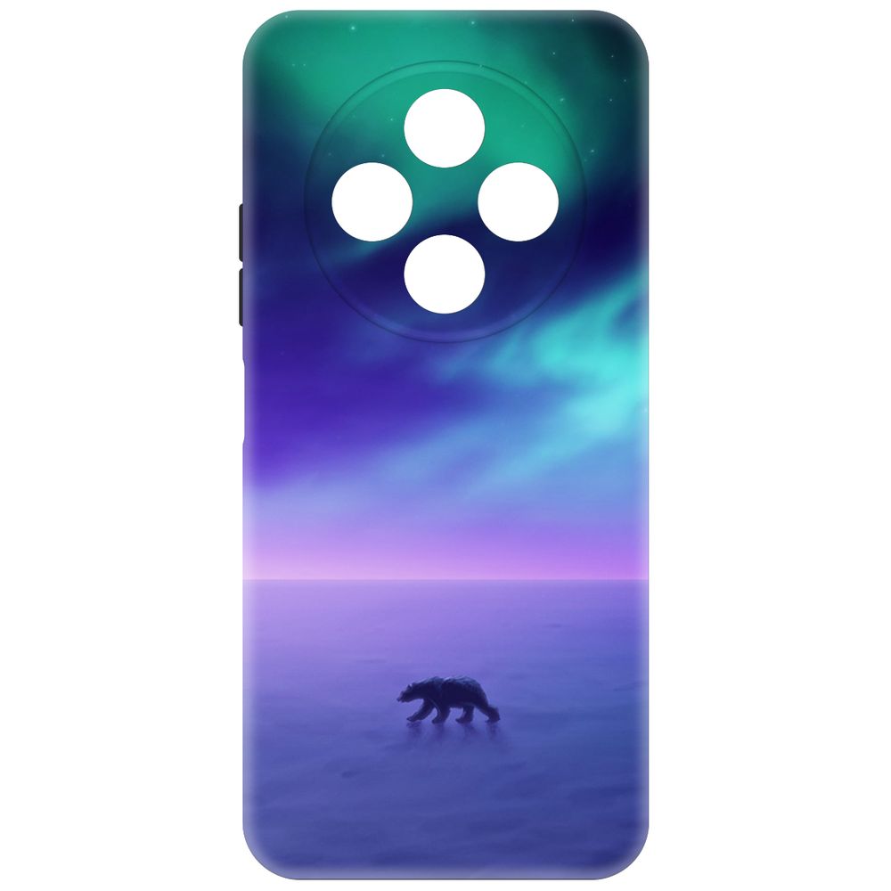 

Чехол-накладка Krutoff Soft Case Северное Сияние для TECNO Spark 30С черный
