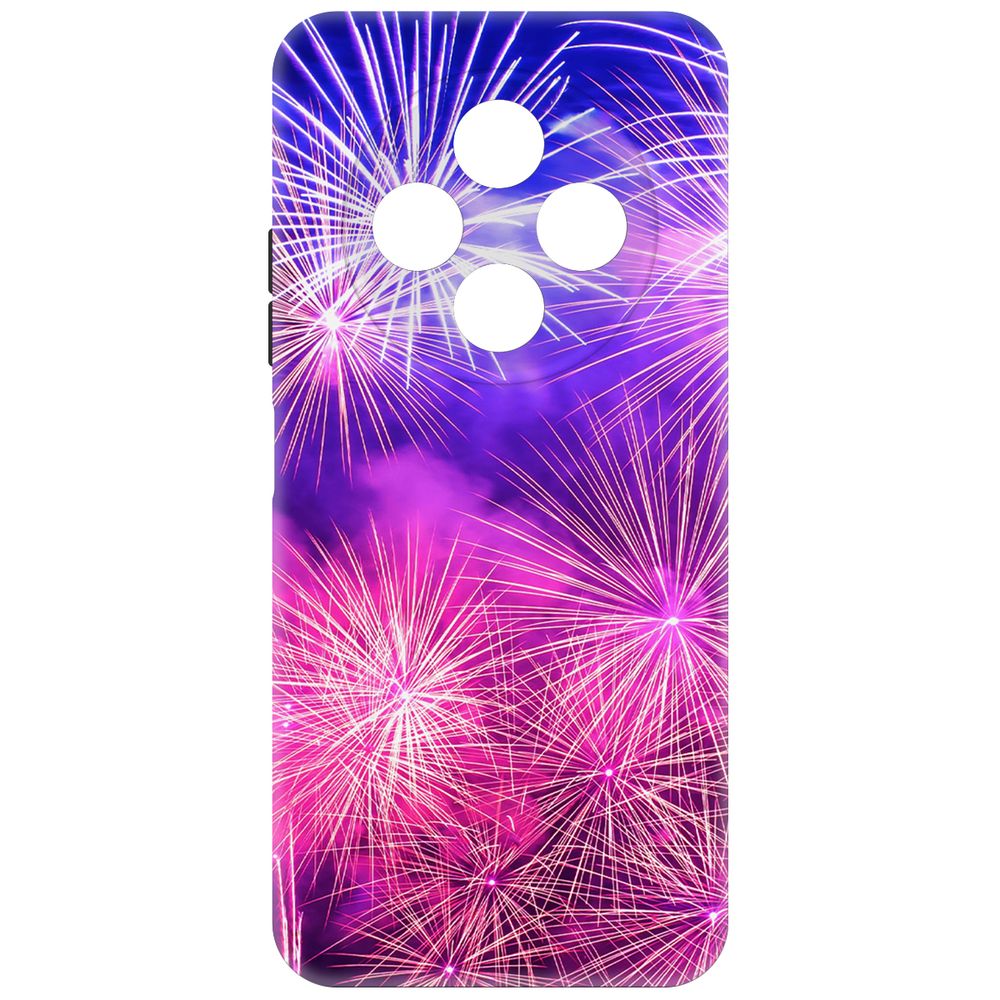 

Чехол-накладка Krutoff Soft Case Салют для TECNO Spark 30С черный