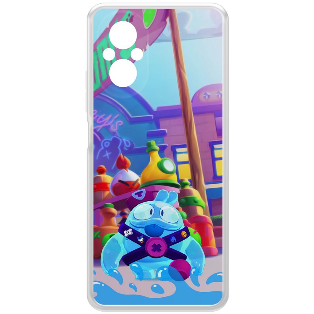 

Чехол-накладка Krutoff Clear Case Brawl Stars-Скуик для Realme C67, Прозрачный