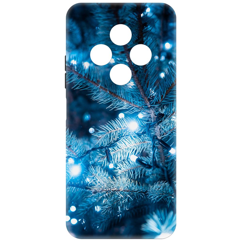 

Чехол-накладка Krutoff Soft Case Гирлянда для TECNO Spark 30С черный