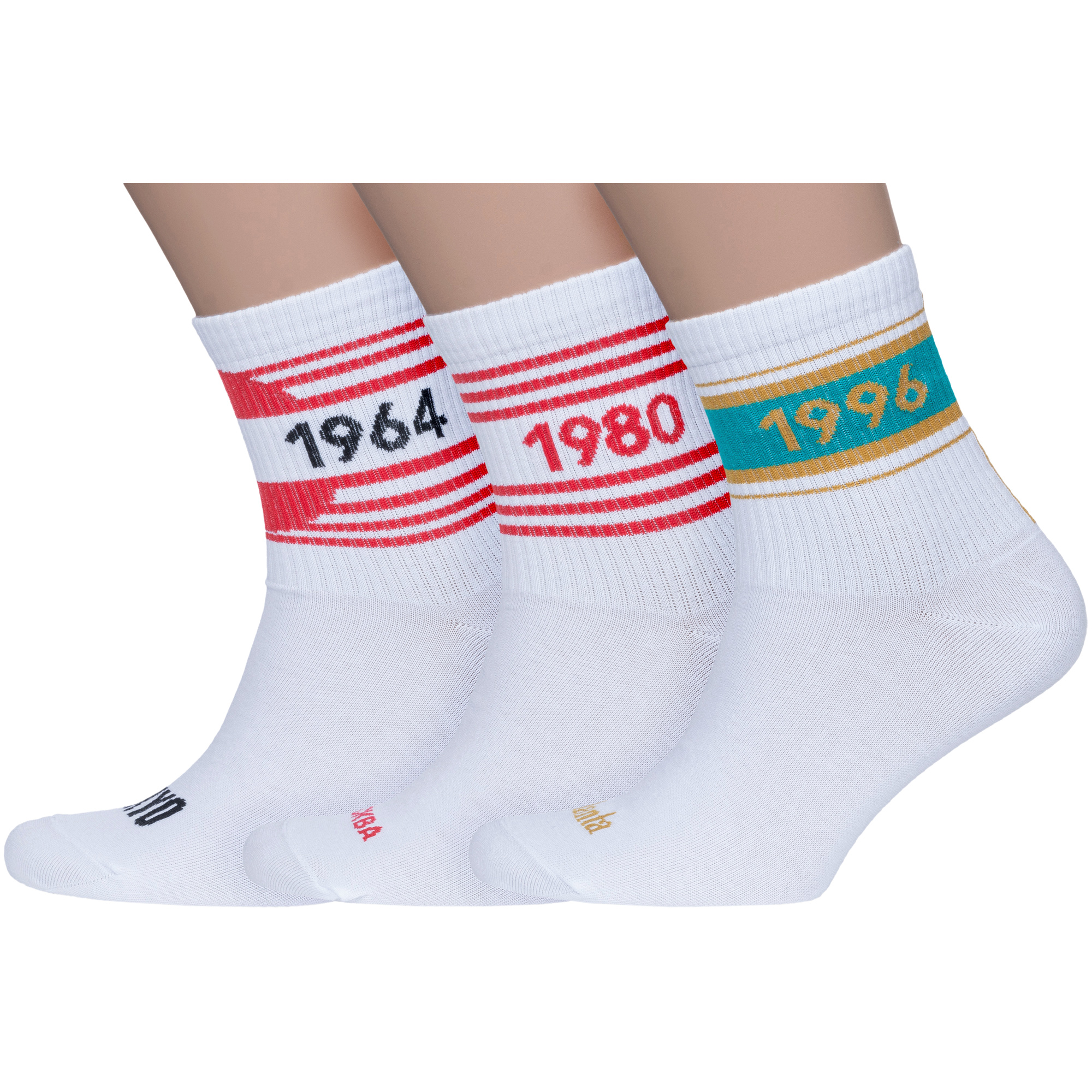 Комплект носков мужских MoscowSocksClub msk3-М49 разноцветных 29