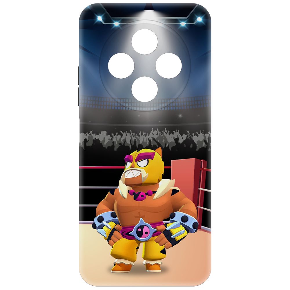 

Чехол-накладка Krutoff Soft Case Brawl Stars - Эль Тигро для TECNO Spark 30С черный
