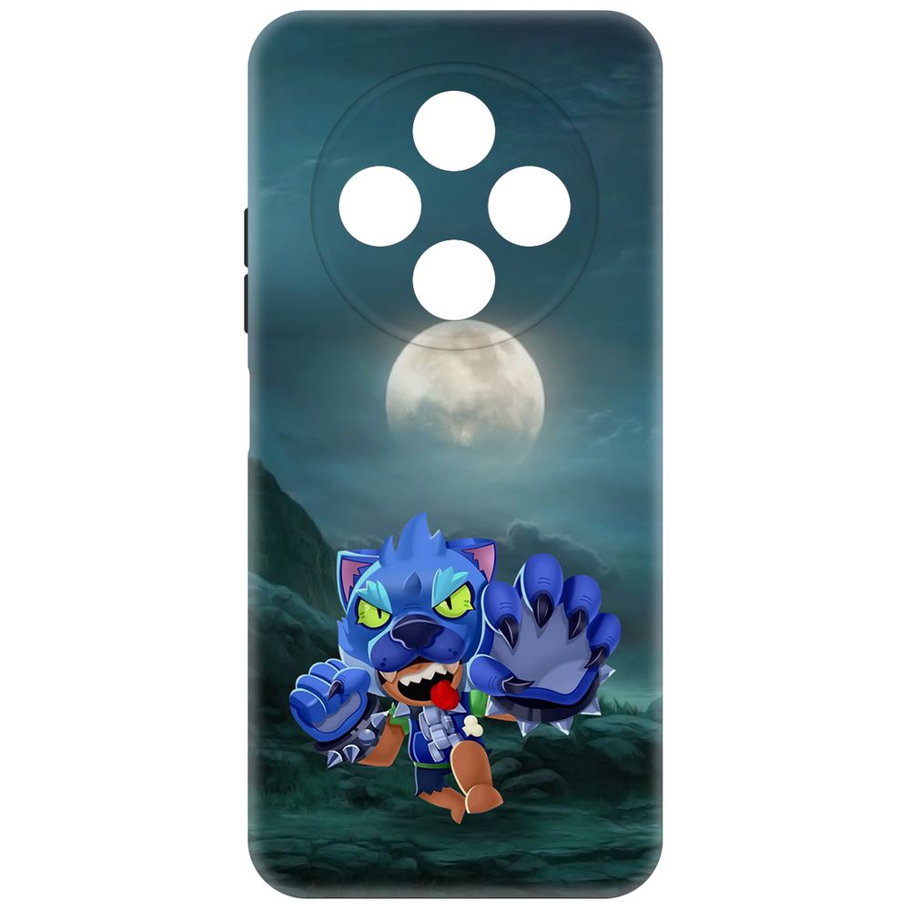 

Чехол-накладка Krutoff Soft Case Brawl Stars - Оборотень Леон для TECNO Spark 30С черный