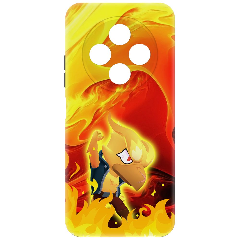 

Чехол-накладка Krutoff Soft Case Brawl Stars - Ворон-Феникс для TECNO Spark 30С черный
