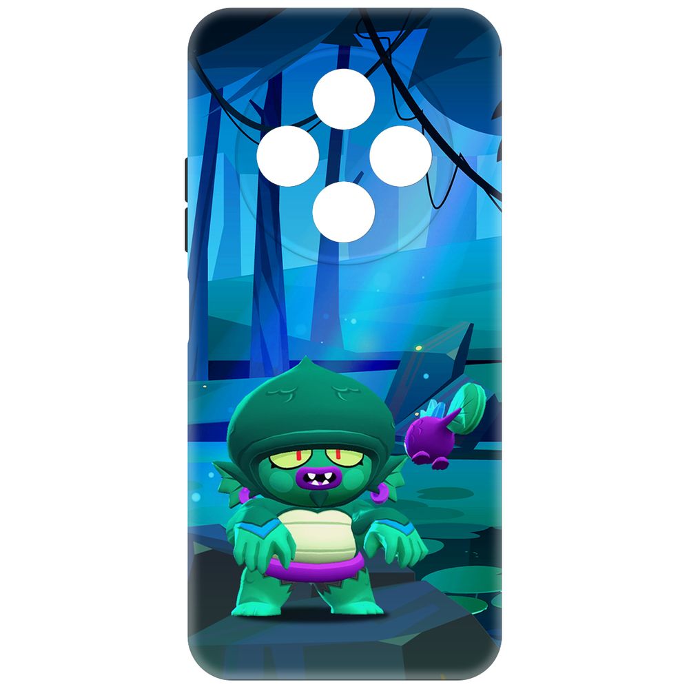 

Чехол-накладка Krutoff Soft Case Brawl Stars - Болотный Джин для TECNO Spark 30С черный