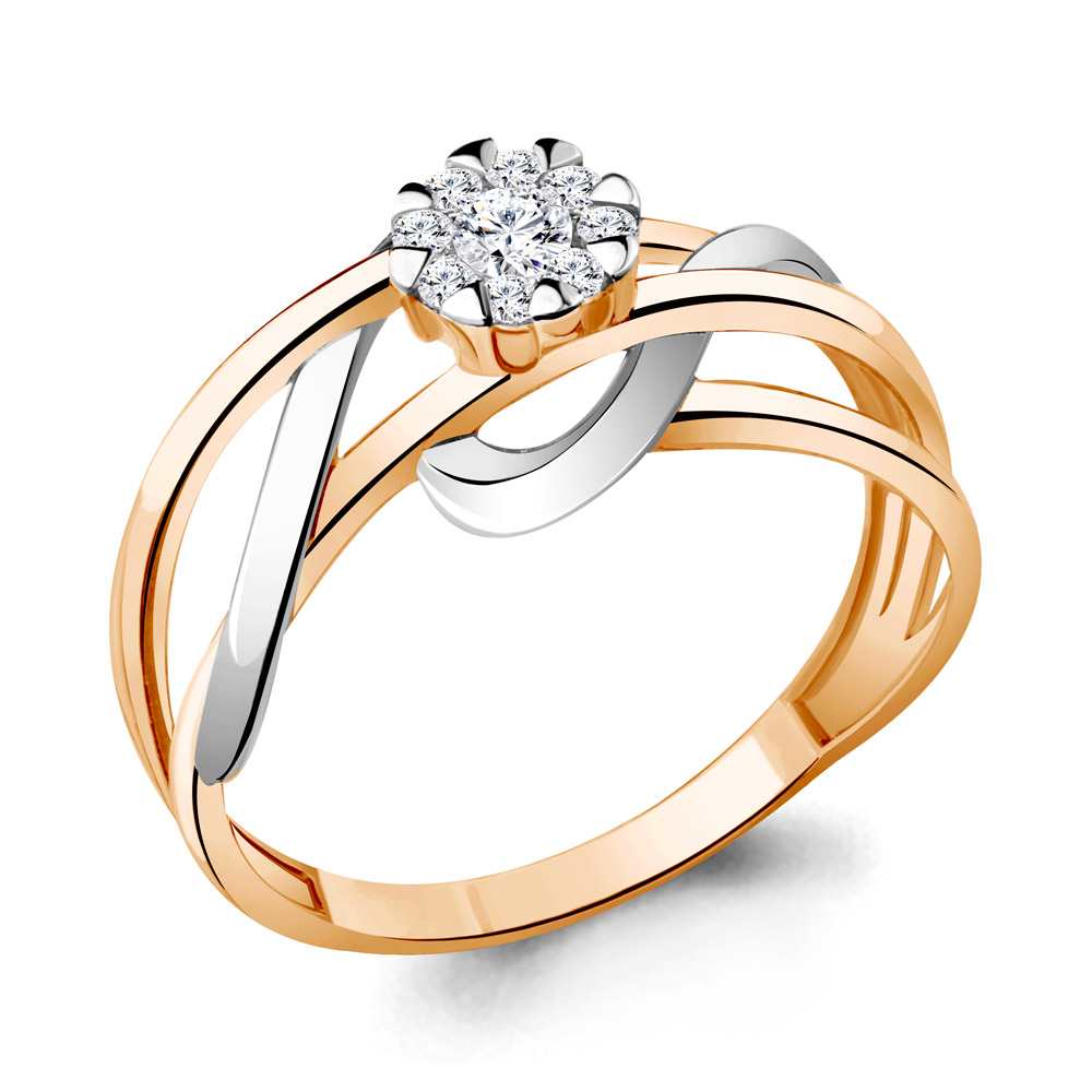 

Кольцо из красного золота с бриллиантом Aquamarine Aquamarine 963091к_585_кз р, 963091к_585_кз