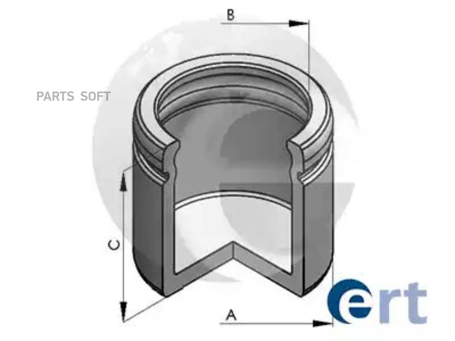 

Поршень тормозного суппорта Ert для Audi/Ford/Volvo/Volkswagen d60 h55.6 150595-C