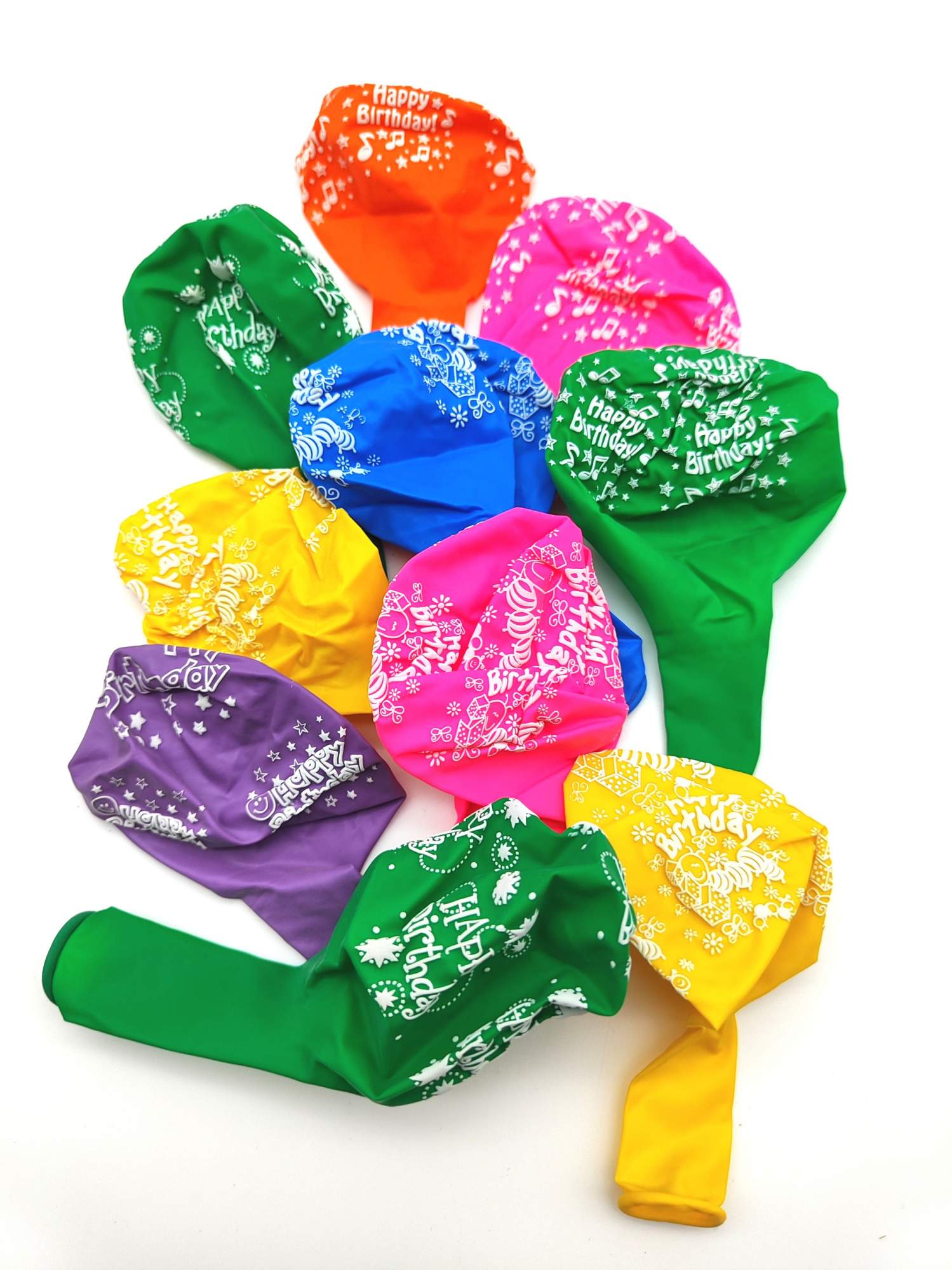 Набор шаров HBTY-10 латексные разноцветные, 10 шт