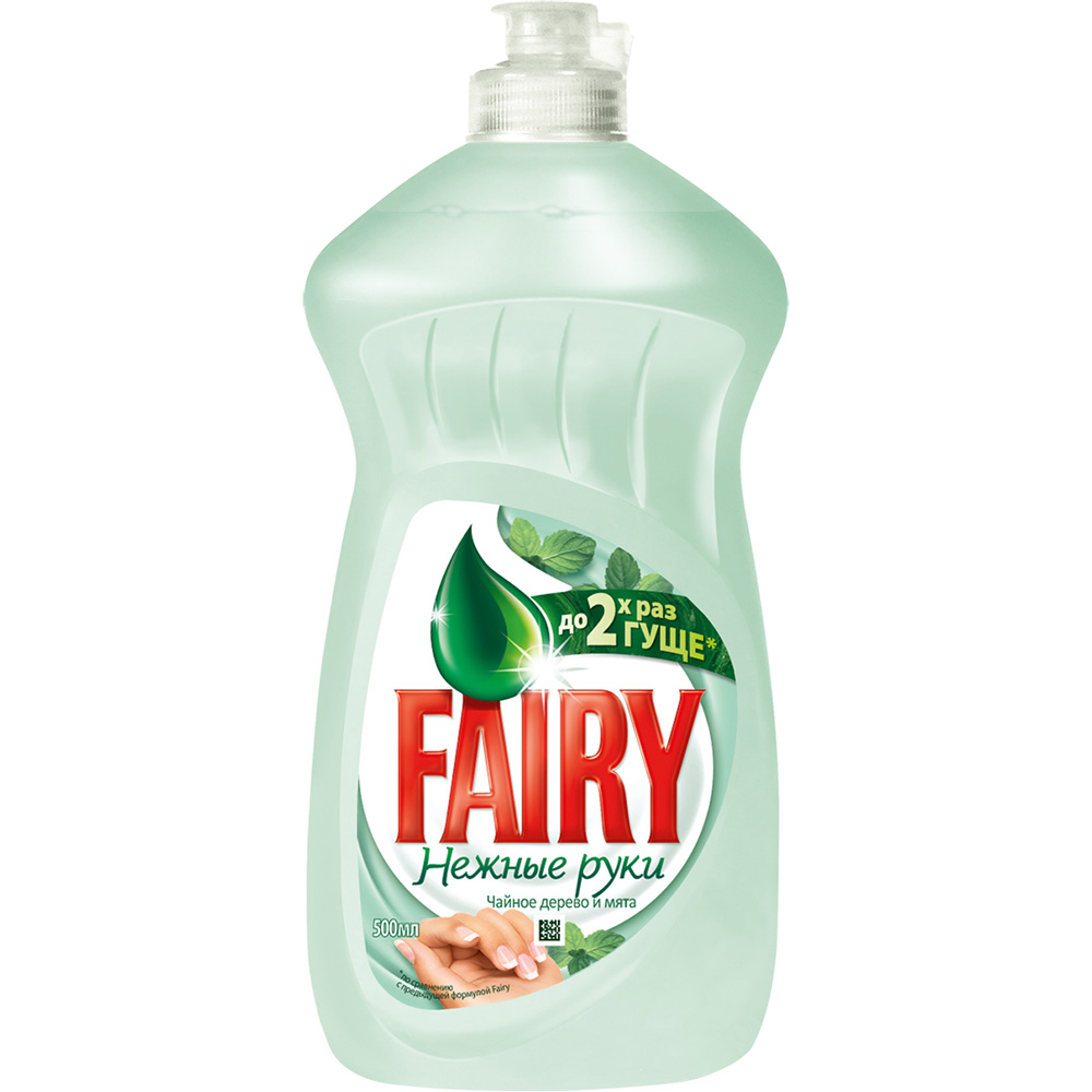 

Средство для мытья посуды Fairy Нежные руки чайное дерево-мята 500 мл