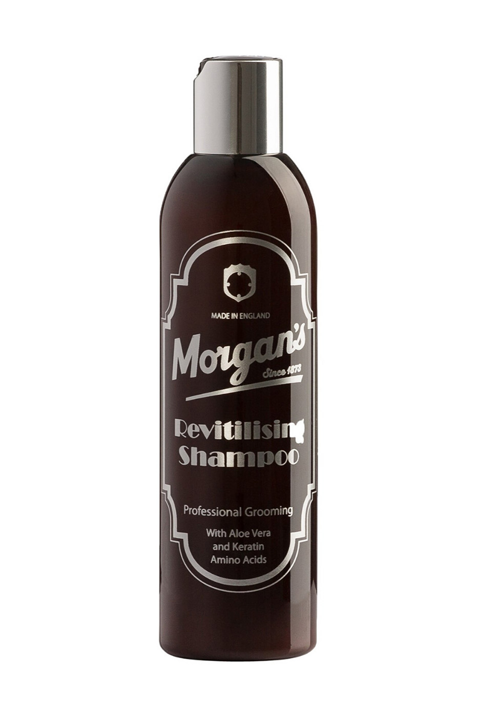 фото Восстанавливающий шампунь с кератином morgan's revitilising shampoo, 250 мл morgan’s