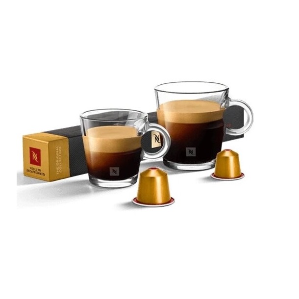 Кофе в капсулах Nespresso Volluto Decaffeinato, 10 шт по 10 капсул