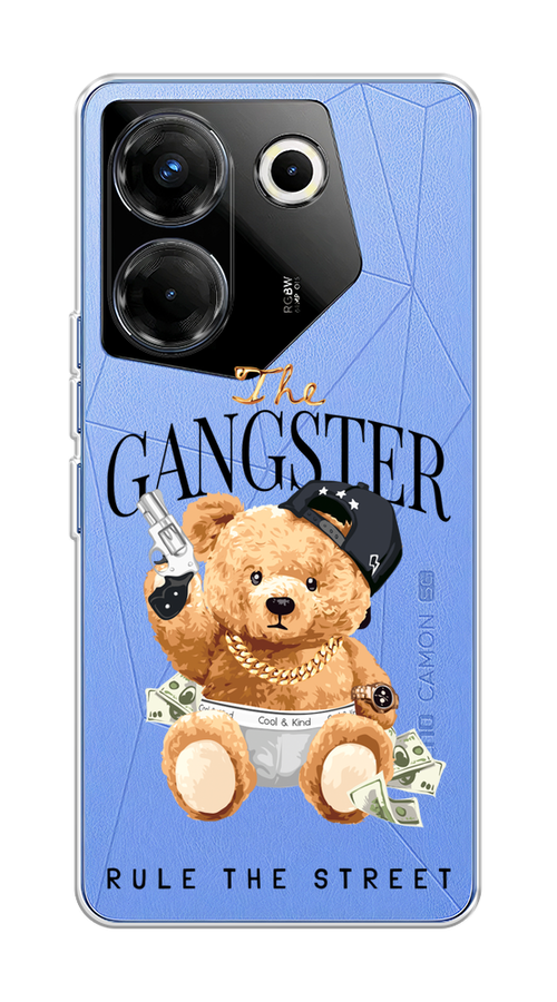 

Чехол на Tecno Camon 20 Pro 5G "The Gangster", Бежевый;серый;черный, 304050-6