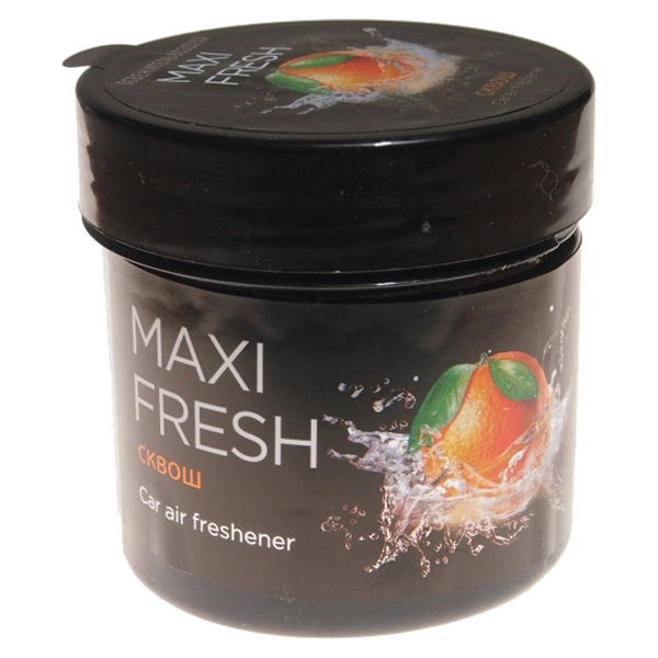 

Ароматизатор на панель приборов гелевый (сквош) 100г MAXI FRESH, Черный