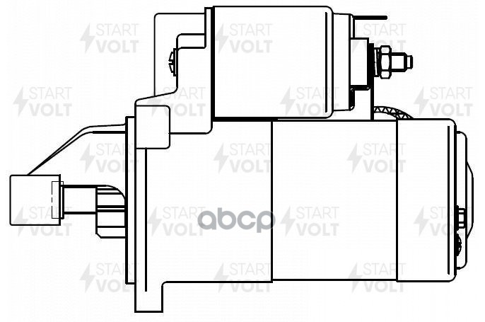 фото Стартер для а/м great wall hover h3 (09-) 2.0i/hover h5 (10-) 2.4i 1,4квт (lst 2706) start startvolt