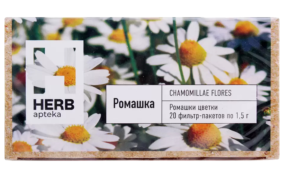 Фиточай Herb Ромашки цветки фильтр-пакеты 1,5 г 20 шт.