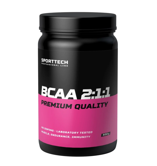 Аминокислоты Sport Technology Nutrition BCAA 2:1:1 натуральный, 500 г