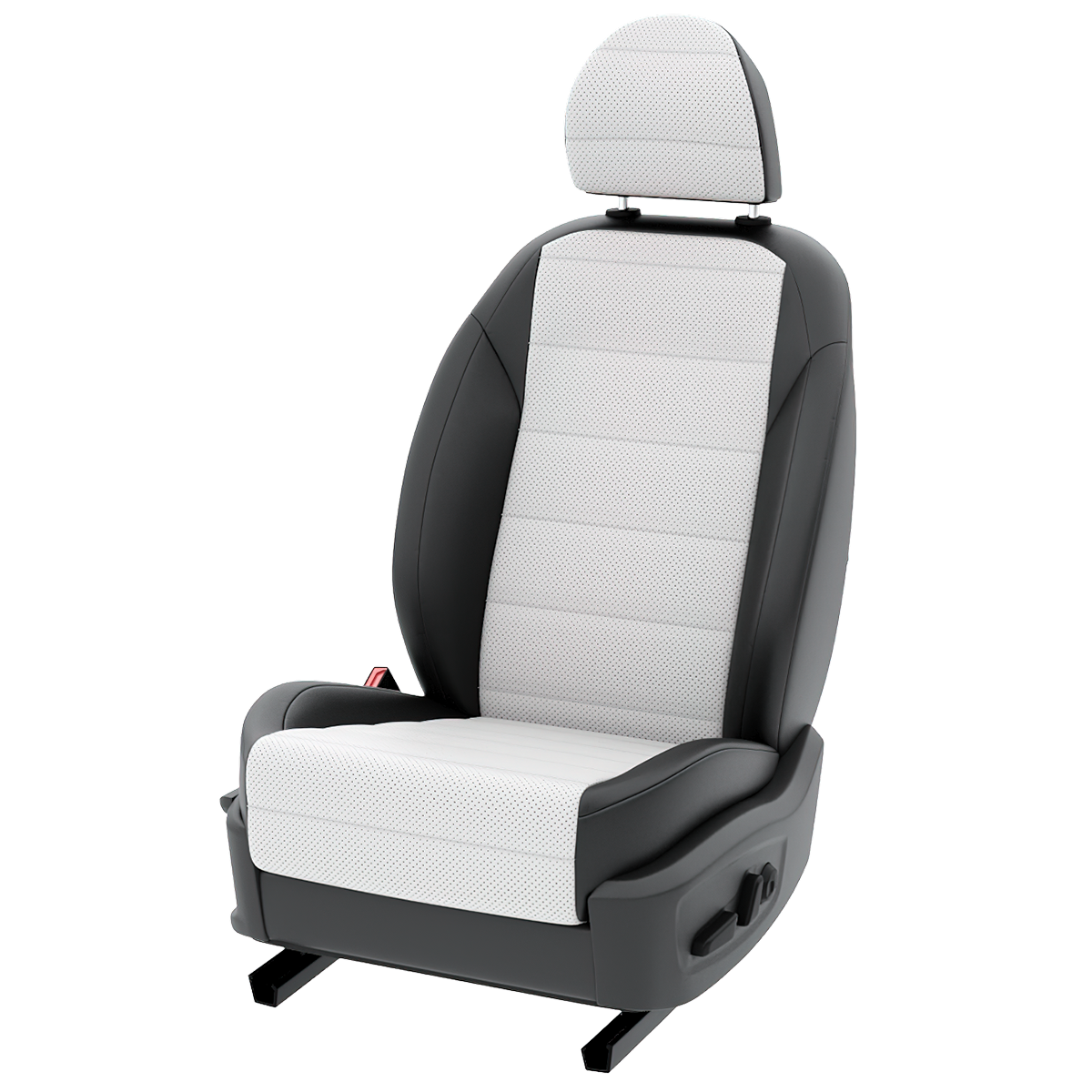 

Чехлы на сиденья Автолето для Ниссан Праймера седан P11 белый черный экокожа LA475C63, 510