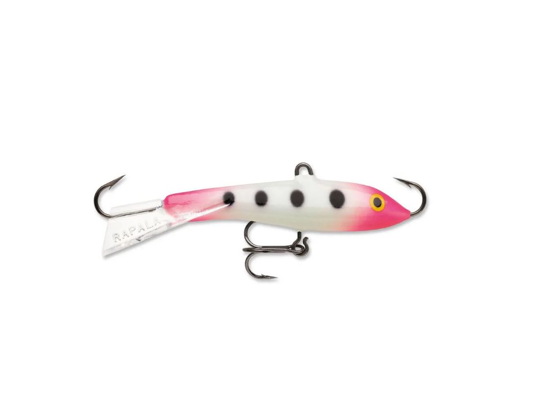 

Балансир Rapala Jigging Rap 02GPSQ, 2см, 4 г, Белый;розовый, Jigging Rap