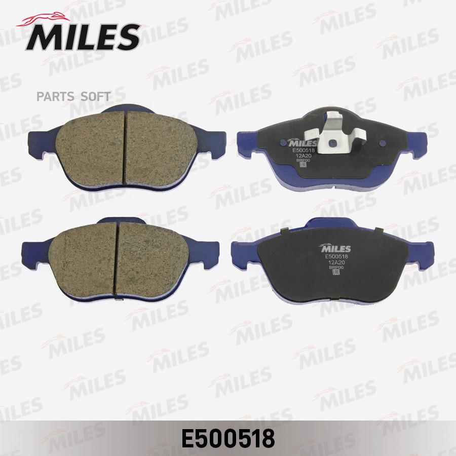 

Колодки тормозные RENAULT LAGUNA 01-/SCENIC 03- передние Ceramic 1шт MILES E500518
