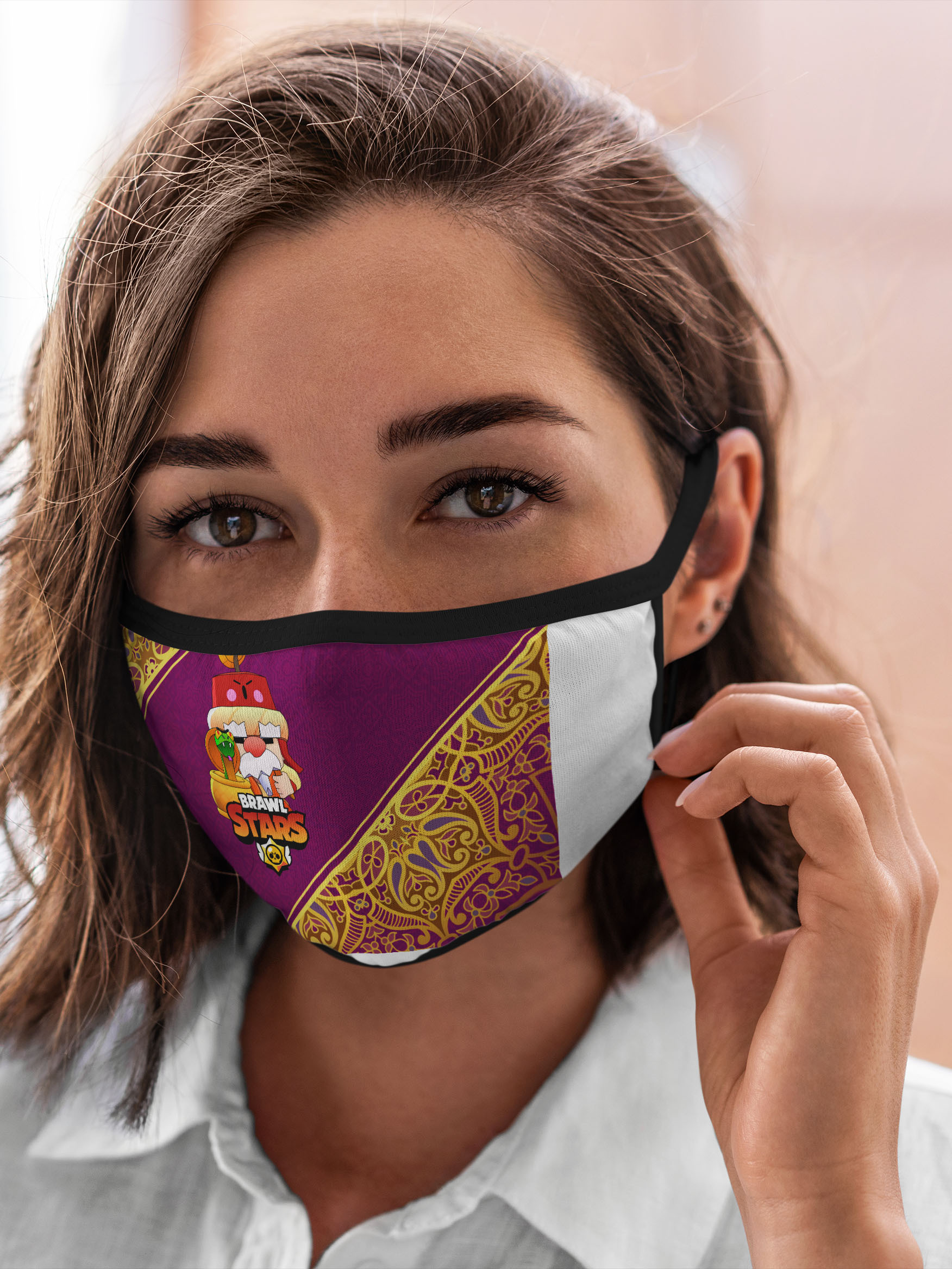 

Многоразовая маска унисекс Burnettie Brawl Stars Gale Merchant, Разноцветный, Brawl Stars Gale Merchant