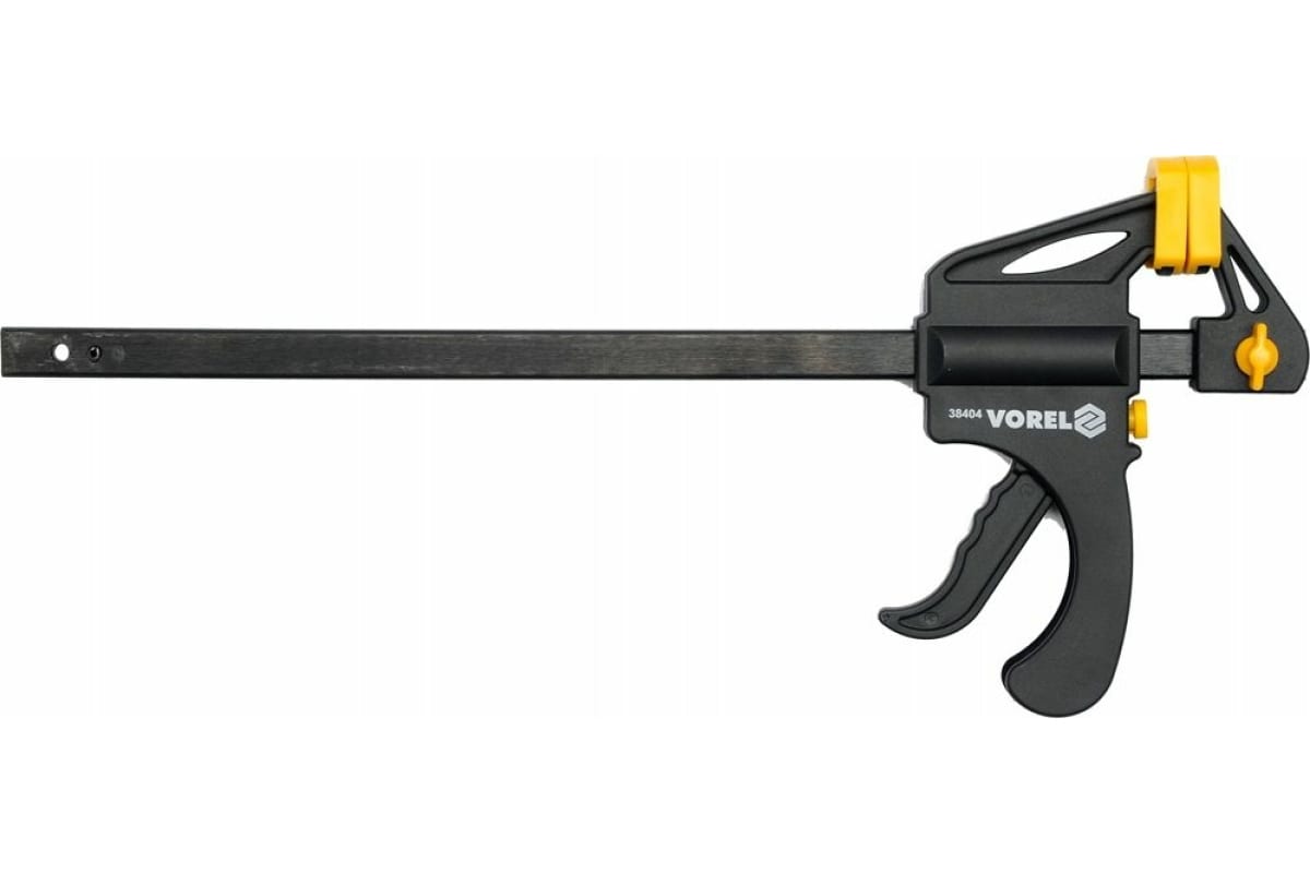 VOREL 38402 Струбцина быстрозажимная 200мм короткий пистолет для продувки vorel