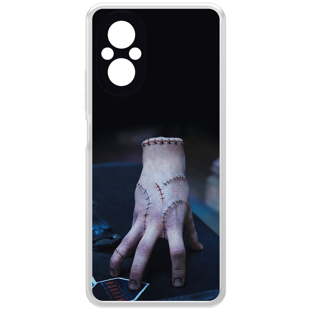 

Чехол-накладка Krutoff Clear Case Уэнсдей Аддамс - Вещь для Realme C67, Прозрачный