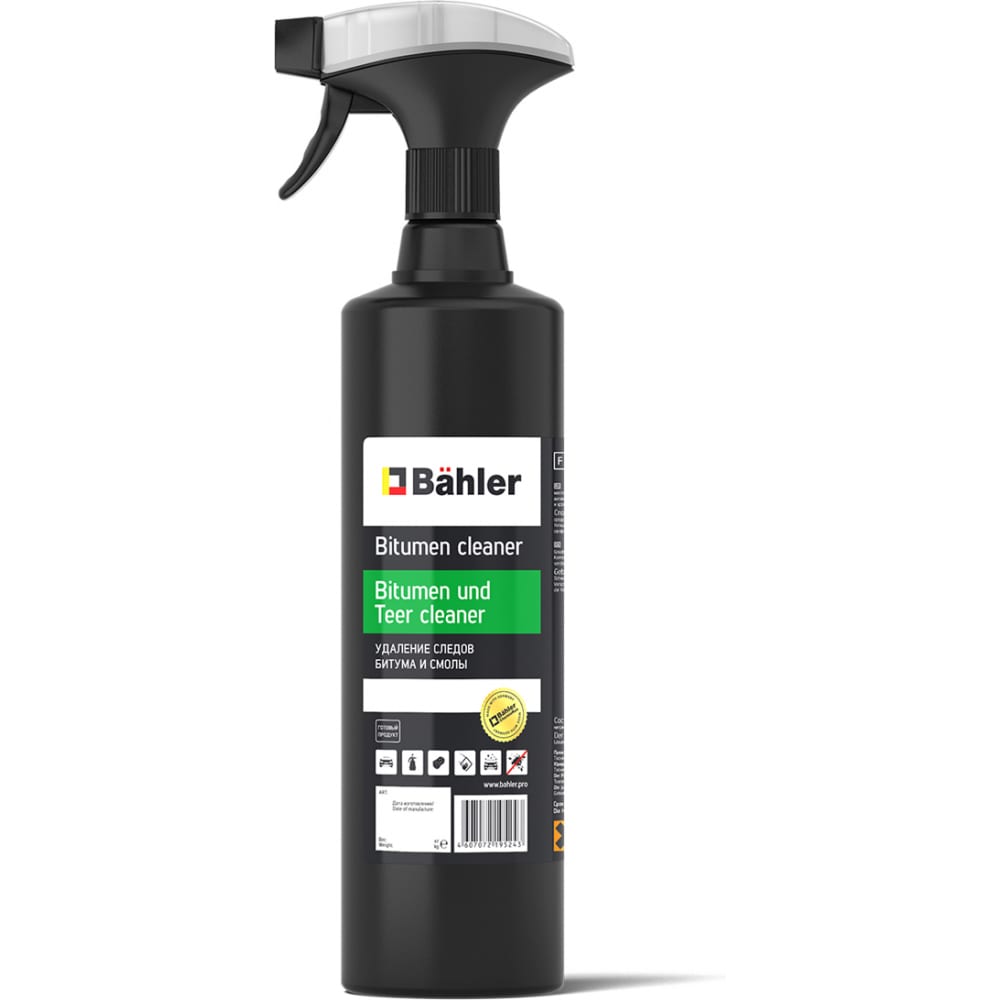 Очиститель Bahler Bitumen und Teer cleaner BTC-100 BTC-100-005