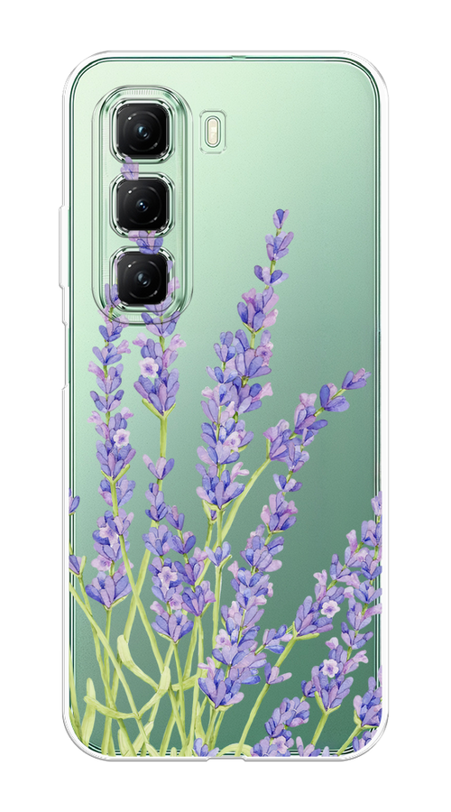 

Чехол на Infinix Hot 50 4G "Лавандовые стебли", Фиолетовый;зеленый, 3106550-1