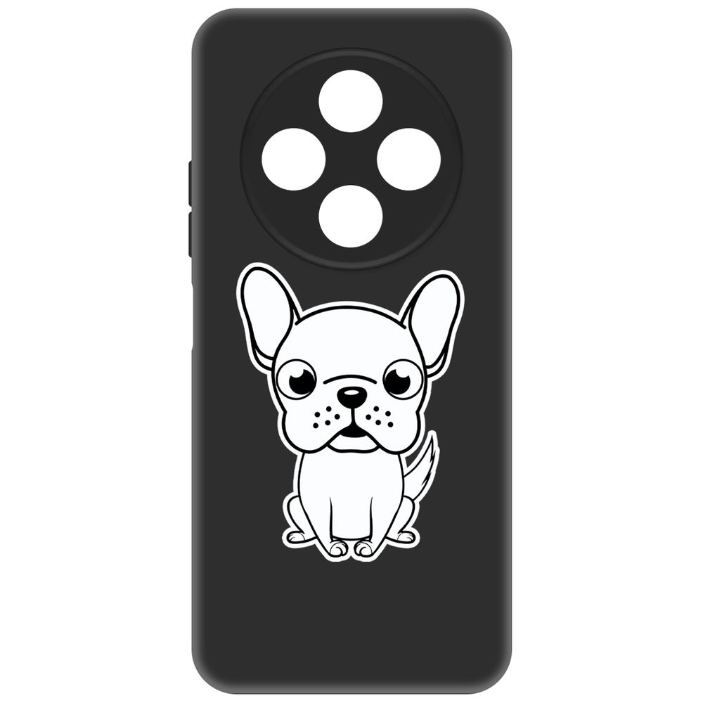 

Чехол-накладка Krutoff Soft Case Черно-белый щенок для TECNO Spark 30С черный