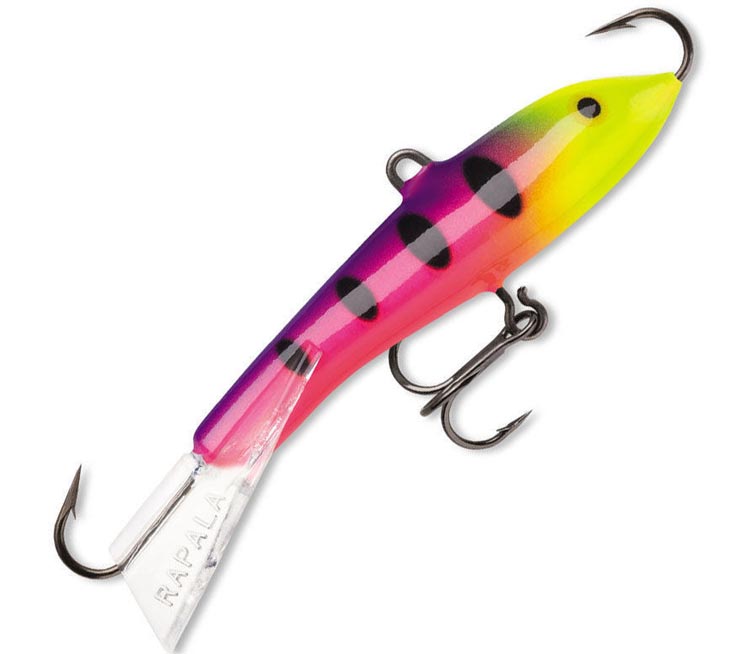 

Балансир Rapala Jigging Rap 05FPN, 5см, 9 г, Желтый;розовый, Jigging Rap