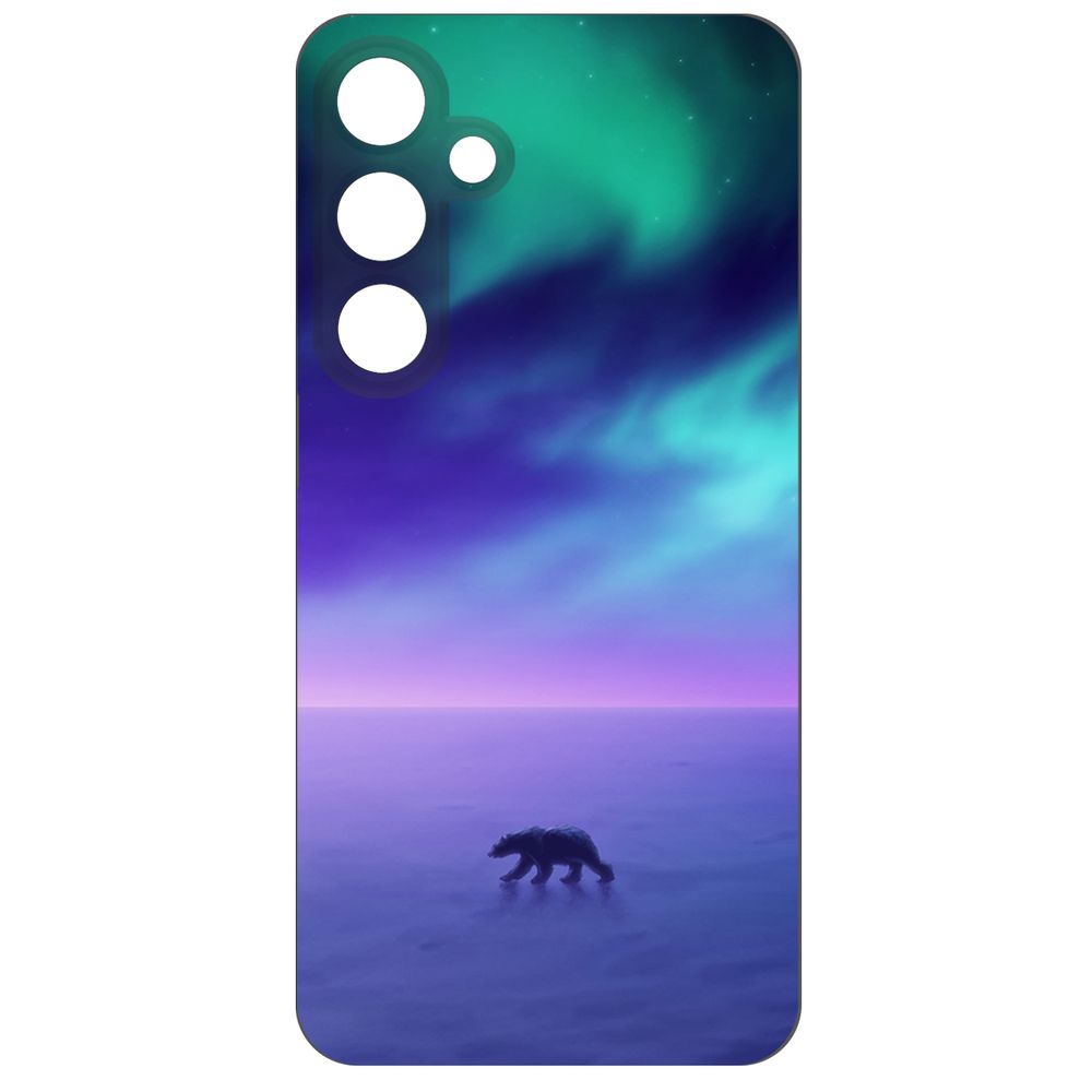 

Чехол-накладка Krutoff Soft Case Северное Сияние для Samsung Galaxy S24 черный