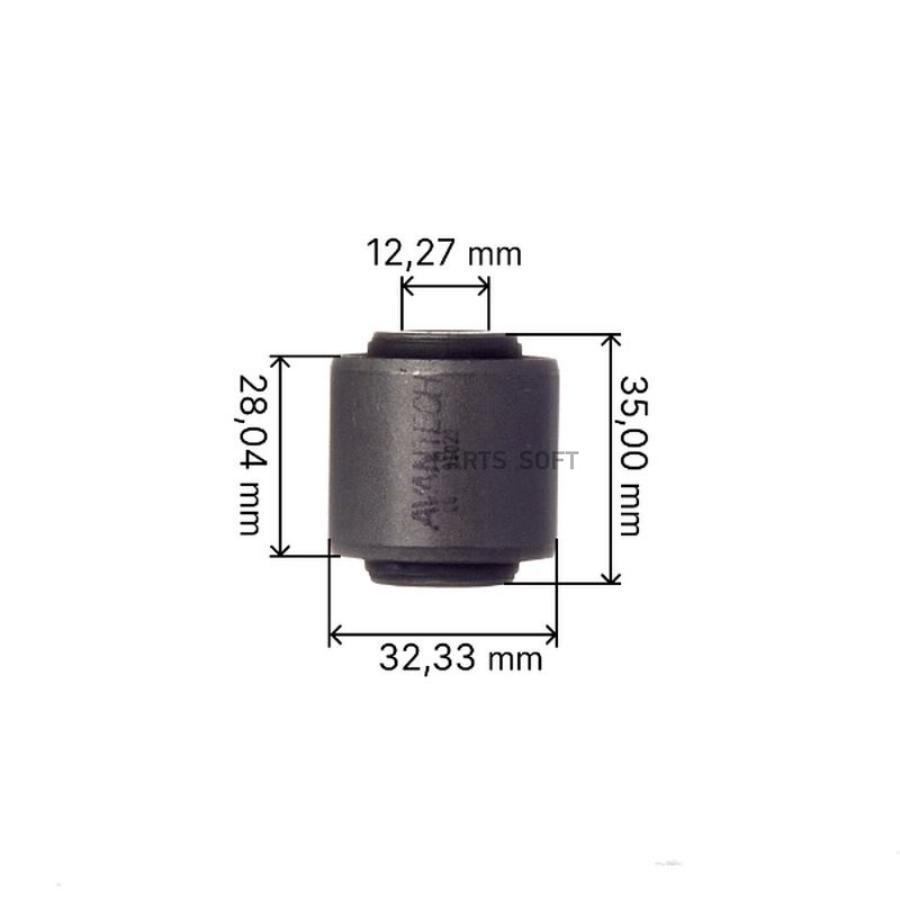 

Сайлентблок Задн Подв Нижн Попереч Тяги AVANTECH ASB1022