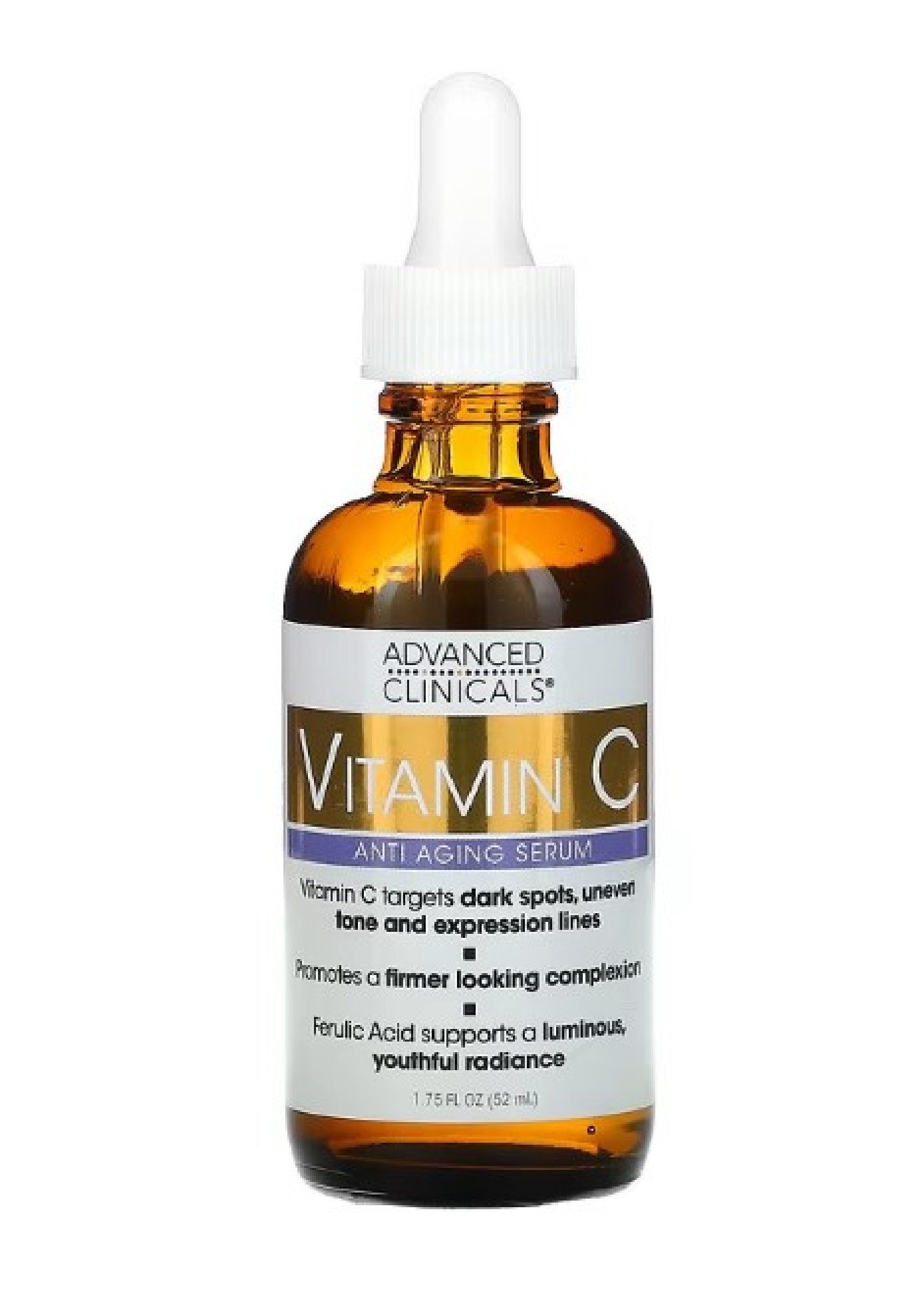 Сыворотка Advanced Clinicals антивозрастная с витамином C 52 мл сыворотка для лица витамин с formula ampoule vita c