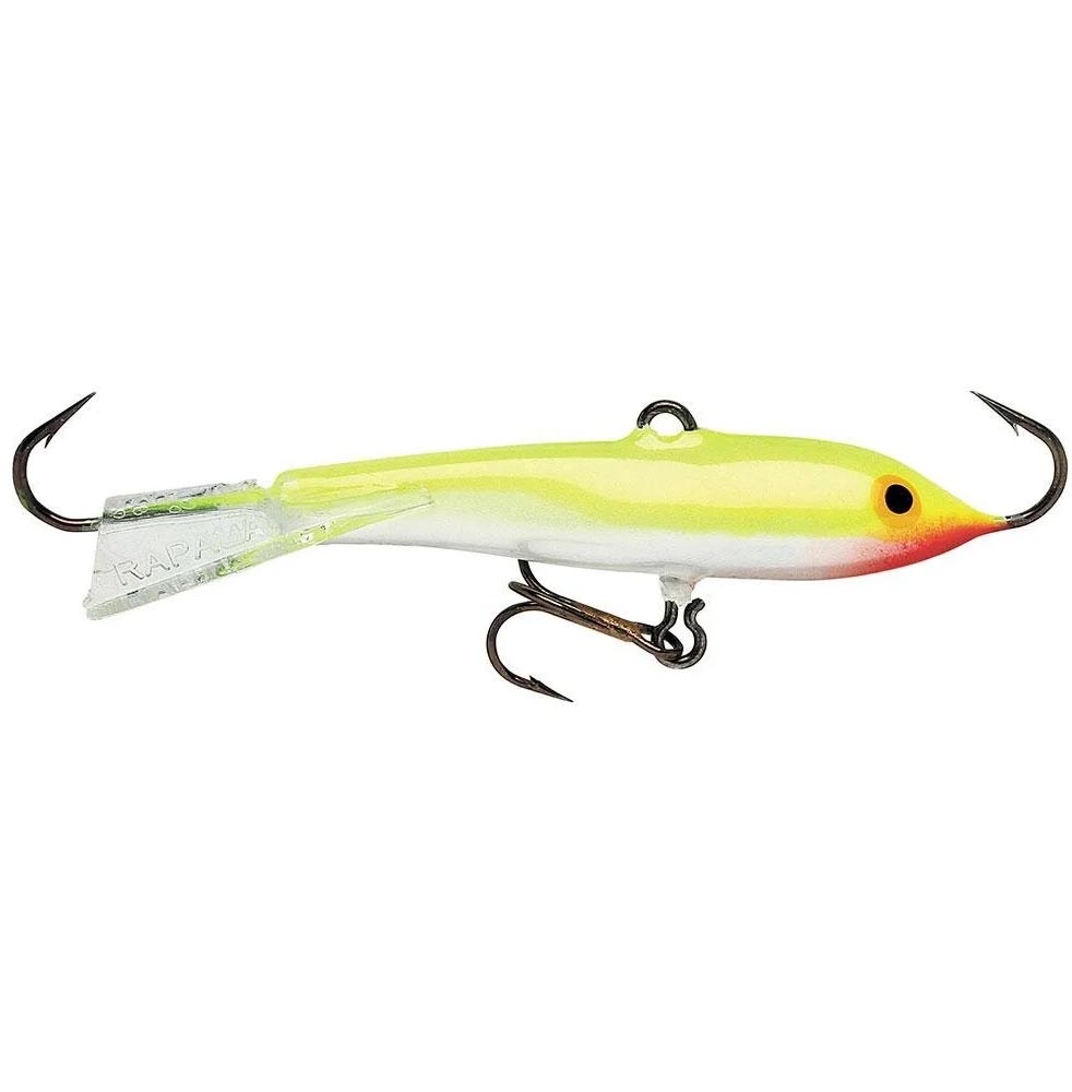 

Балансир Rapala Jigging Rap 05SFC, 5 см, 9 г, Белый;желтый, Jigging Rap