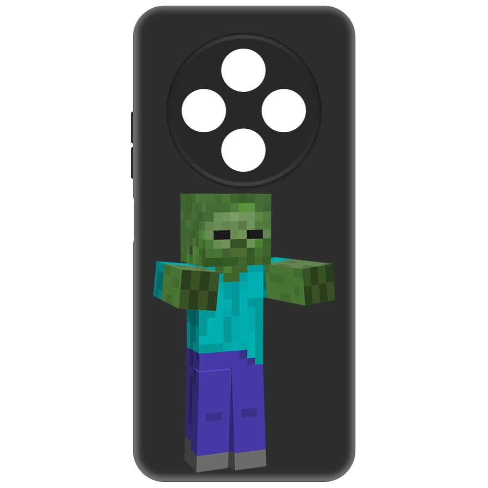 

Чехол-накладка Krutoff Soft Case Minecraft-Гигант для TECNO Spark 30С черный