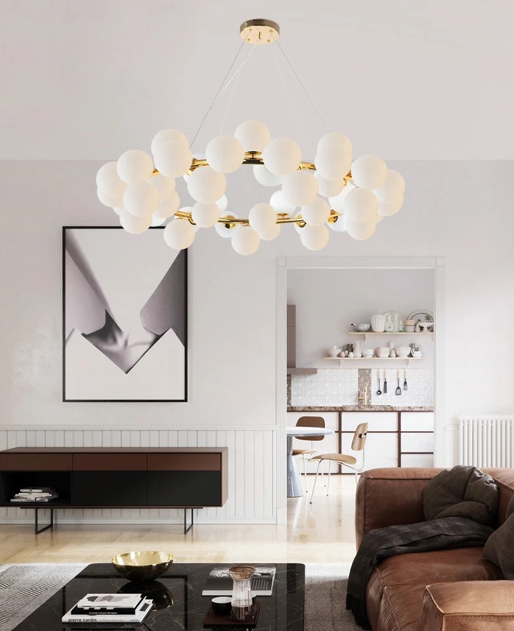 

Подвес Свет Luxury 1J18058/45 GD D115H120 45хG4х4W, 1J18058/45 GD