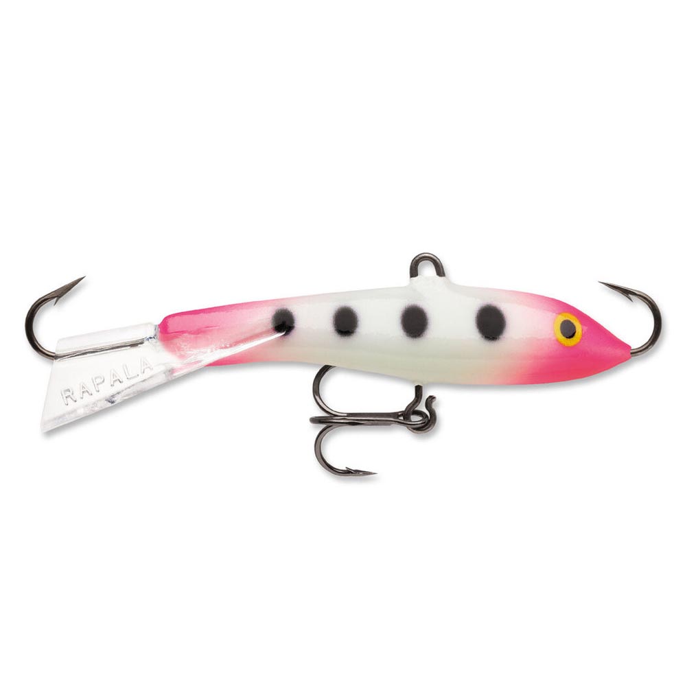 

Балансир Rapala Jigging Rap 07GPSQ, 7 см, 18 г, Белый;розовый, Jigging Rap