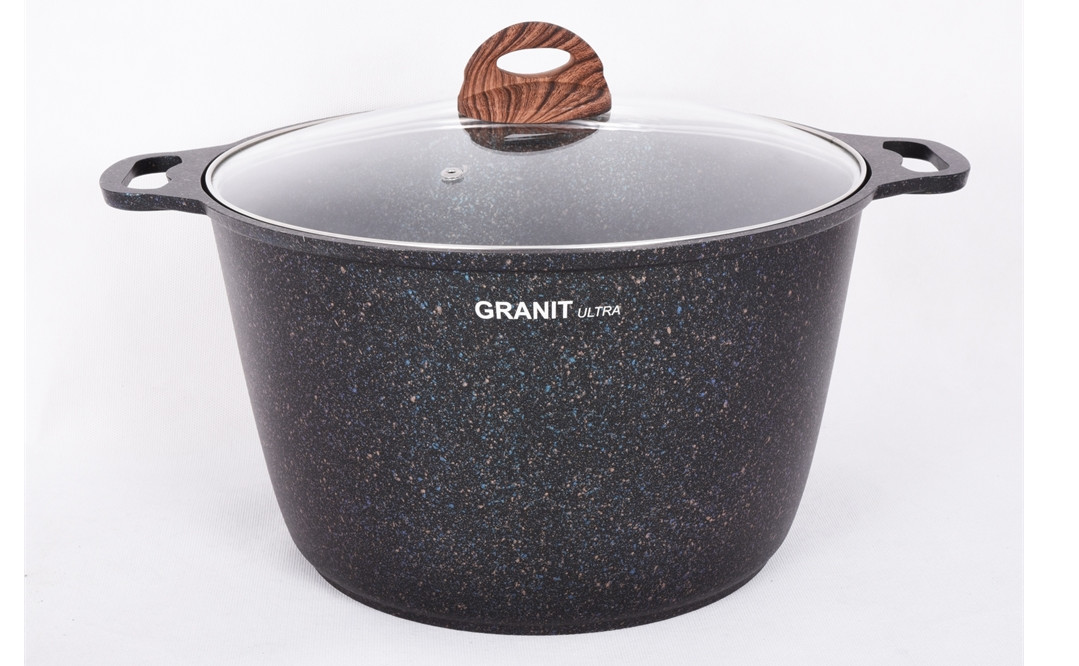 

Кастрюля Kukmara Granit ultra кгг102а,10 л алюминий синий