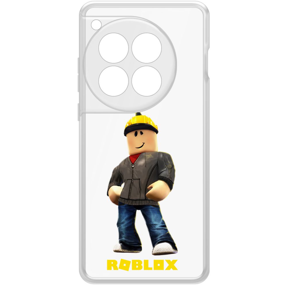 

Чехол-накладка Krutoff Clear Case Roblox-Строитель для OnePlus 12, Прозрачный