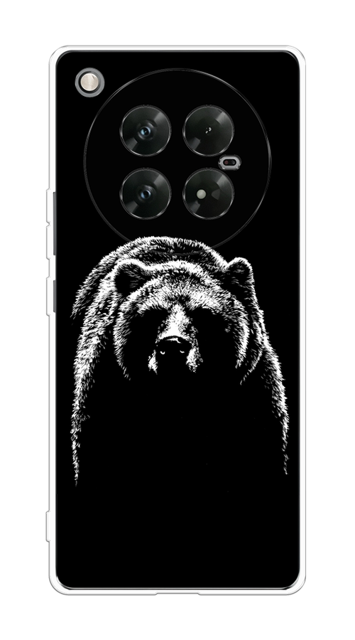 

Чехол на Infinix Zero 40 5G "Медведь в ночи", Белый;черный, 3106650-1